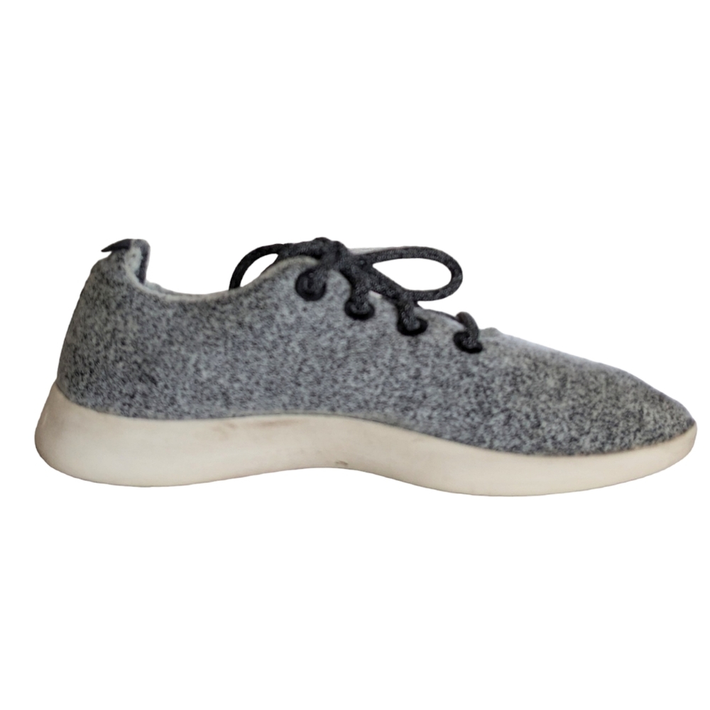 Allbirds Heathered Grey Wool Sneakers Size 9 - Picture 3 of 11